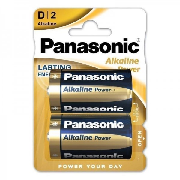 Panasonic Alcaline Power LR20APB/2BP size D Μπαταρία Αλκαλική Τεμ. 2 